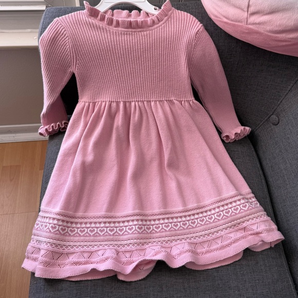 Pink Ruffled Kids Dress - Picture 3 of 5